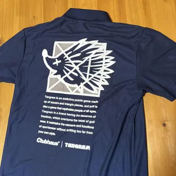 TANGRAM Clubhaus 헤지호그 폴로셔츠 네이비