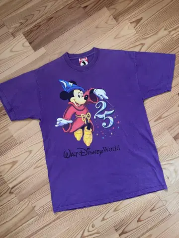 미키마우스 T셔츠 25주년 Disney World 판타지아
