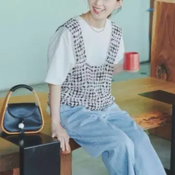 studio CLIP 크로셰 레이스 뷔스티에
