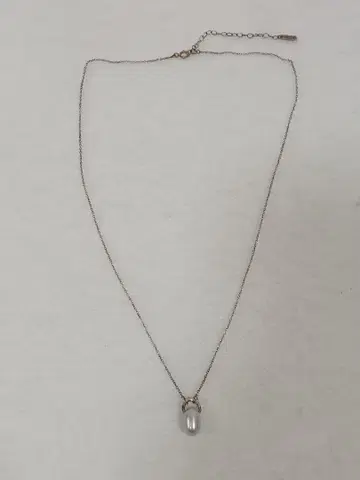새상품 CHAN LUU Grey pearl necklace