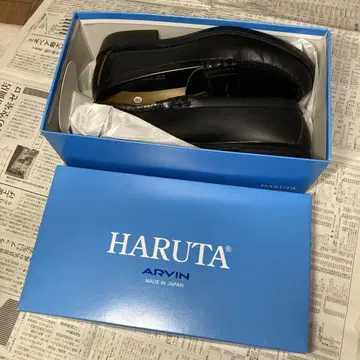 HARUTA 블랙 로퍼 일본제