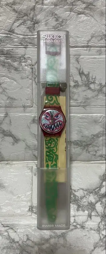 Swatch 스와치 오니 디자인 손목시계 쿼츠 미사용품