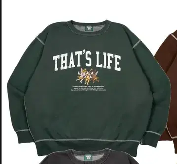 That's Life Vintage style Big Logo Sweat
