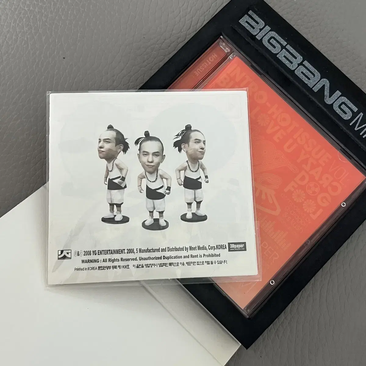 Bigbang Mini Album Vol. 2 including G-dragon Paper Toy on