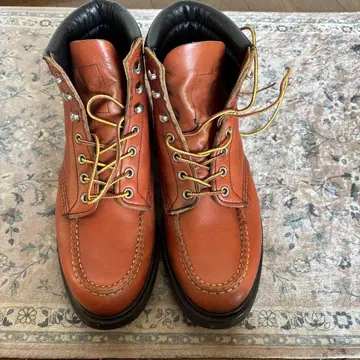RED WING 워크 부츠 오렌지 8