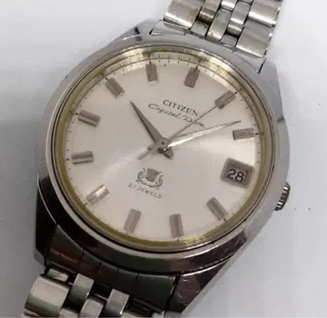 CITIZEN Crystal Date 21석 양호 작동품