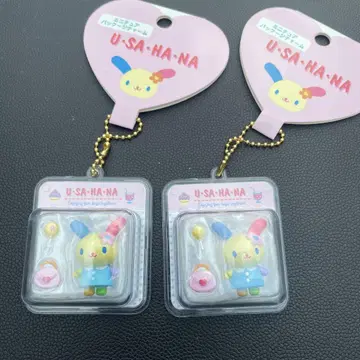 산리오 미니어처 패키지 참 우사하나 2개 세트