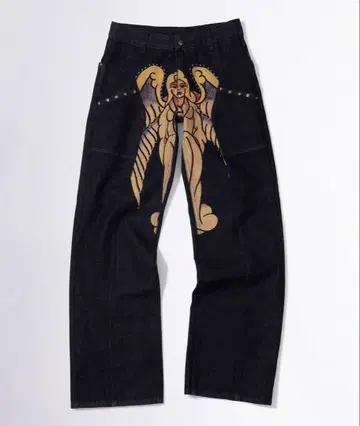 Sculptor X Ed Hardy Cracked Angel Denim