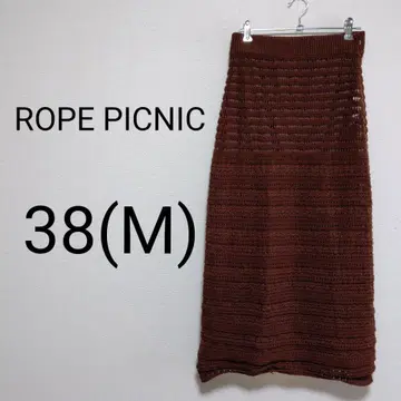 새상품 ROPE PICNIC 로페피크닉 스커트 M 38 브라운 세트