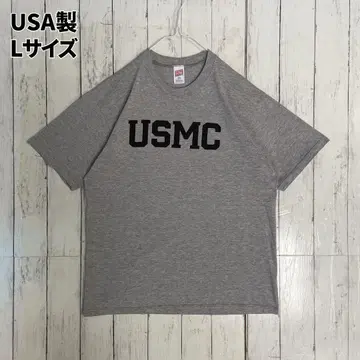 USMC USA 제 SOFFE 프린트 티셔츠 L 사이즈[TT0126]