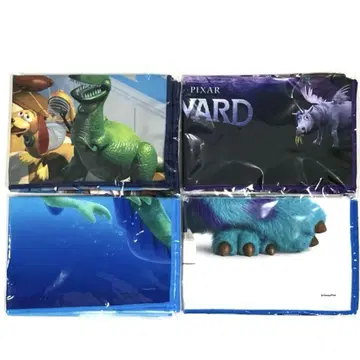 [미개봉] PIXAR 픽사 복권 패브릭 포스터 I상 4종 세트