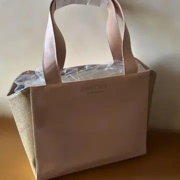 JIMMY CHOO 토트백 베이지 글리터