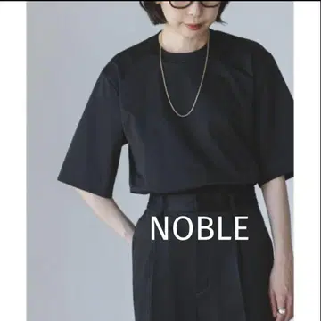 NOBLE 노블 컷 새틴 풀오버