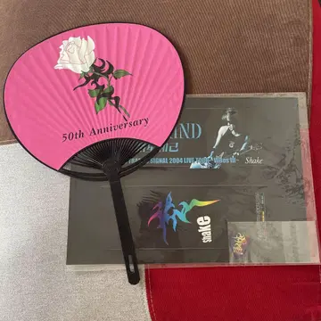 모로호시 카즈미 빛 GENJI 스티커 부채 미니부채 피크