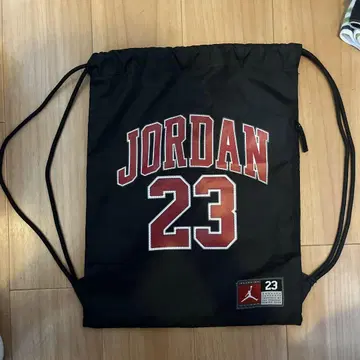 Jordan 블랙 냅색 드로우 스트링 백 23