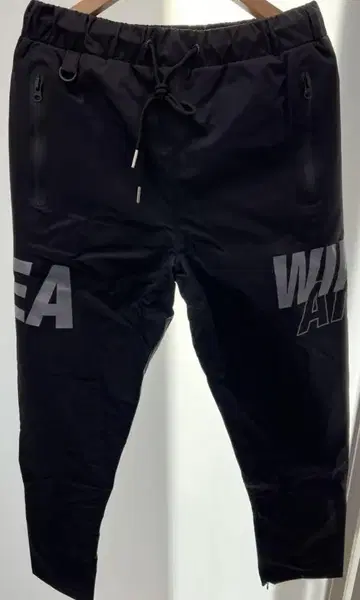WIND AND SEA WATER REPELLENT PANTS BLACK