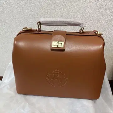 스타벅스 가죽 카페 백