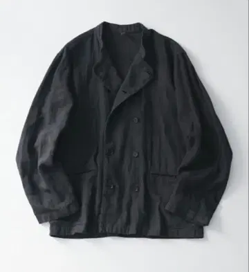 nest Robe CONFECT 블랙 린넨 쿠쿠 자켓
