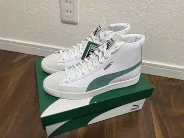 PUMA 바스켓 mid VTG 27 미사용 새상품 스웨이드 그린