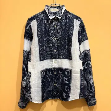 ETRO 반다나 셔츠 페이즐리 이탈리아제 42