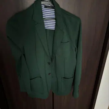 RAGEBLUE 다크 그린 테일러드 재킷