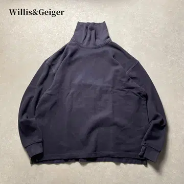 Willis&Geiger 하이넥 코튼 스웨터 터틀넥 맨투맨
