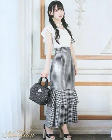 미셸 마카롱 포인트 컷 프릴 스커트
