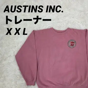LONGBOATKEY 로고 핑크 맨투맨 AUSTINSINC 남녀 공용