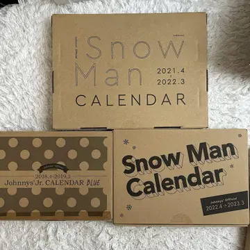 Snow Man 달력 2018 2019 2021 2022 2023