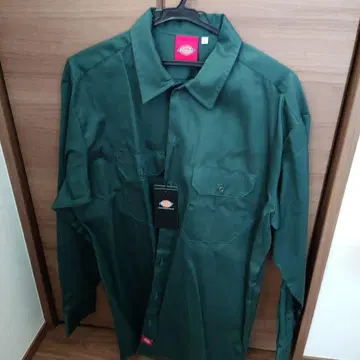 Dickies 워크 셔츠 L 사이즈 다크 그린