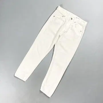 ANTGAUGE 크롭 기장 화이트 데님 팬츠 사이즈 S*FD83