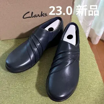 클락스 네이비 슬립온 23.0 새상품