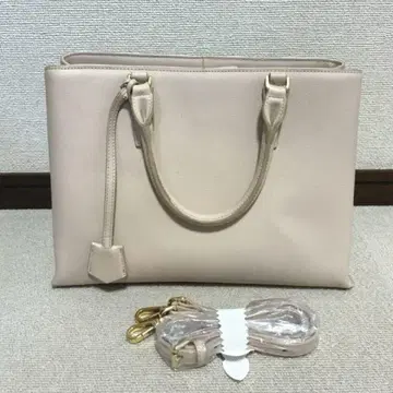 베이지색 비즈니스 백 천연 가죽