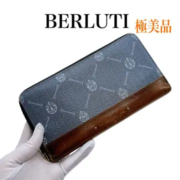 벨루티 라운드 지퍼 이타우바 장지갑 가죽 BERLUTI 새상품급