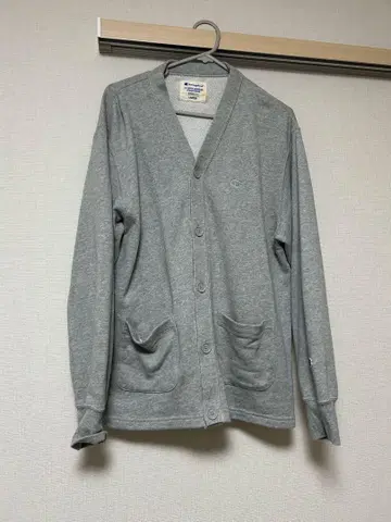 Champion 그레이 가디건 LARGE