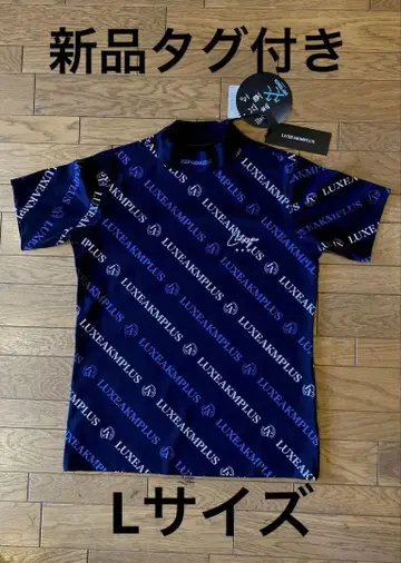 LUXEAKIMPLUS 새상품 블랙 모크넥 셔츠 L 사이즈