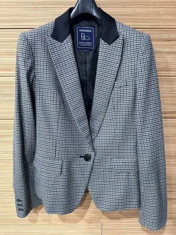 [ BUONA GIORNATA ] 체크 무늬 테일러드 자켓 L 사이즈