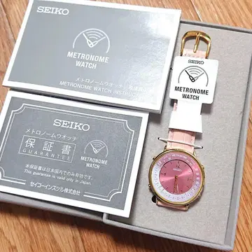 SEIKO 한정판 메트로놈 워치 손목시계 '작동'