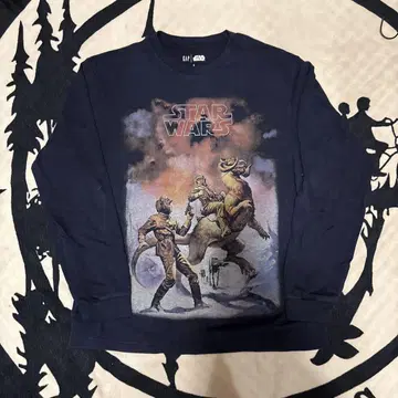 GAP STAR WARS 긴팔 티셔츠 M 네이비