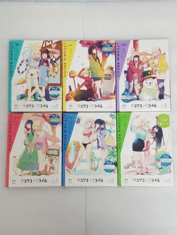 리코리스 리코일 Blu-ray 1-6권 세트 구매 혜택 BOX 포함