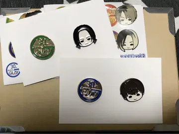 GLAY 복권 핀 배지