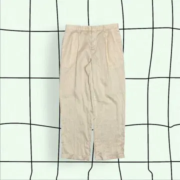 90년대 린넨 와이드 슬랙스 2턱