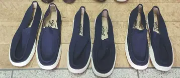[미사용 하자품 3족] 데크 슈즈 네이비 25cm Taiyo