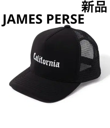 새상품 JAMES PERSE 제임스 퍼스 캡 블랙 자수 CA