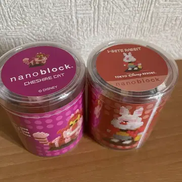 나노블록 디즈니 이상한 나라의 앨리스 체셔 고양이 & 화이트 래빗