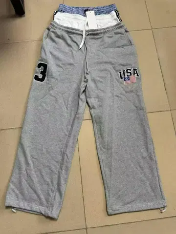Project G/R 3 LAYERED SWEAT PANTS GR M