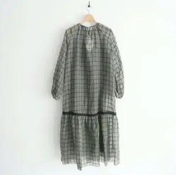 leur logette 룰 로제타 프리팅 체크 드레스