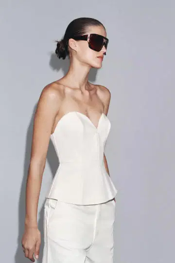 미사용 새상품 ZARA BUSTIER DENIM ZW COLLECTION