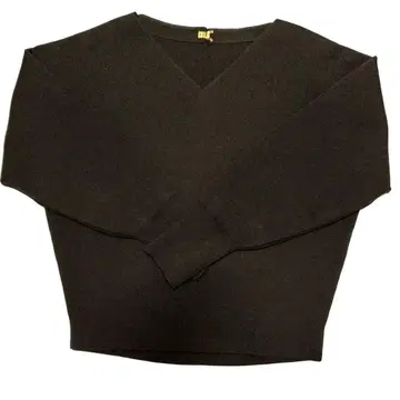 UNITED ARROWS 브라운 V넥 튜닉 긴팔 F 사이즈