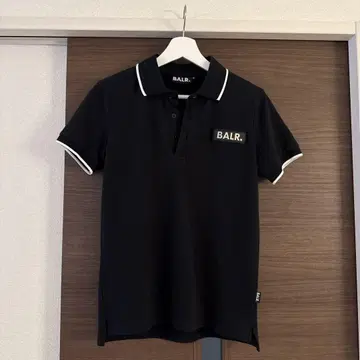 BALR. 블랙 피케 셔츠 XS